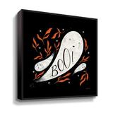 The Holiday Aisle® 2tho254a_Cute Halloween III Gallery Wrapped Canvas, Glass in Black/Orange/White | 24 H x 24 W x 2 D in | Wayfair