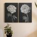 Rosalind Wheeler Black & White Flowers I Premium Gallery Wrapped Canvas - Ready To Hang Canvas, in Black/White | 27 H x 16 W x 1 D in | Wayfair
