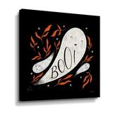 The Holiday Aisle® 2tho254a_Cute Halloween III Gallery Wrapped Canvas, Glass in Black/Orange/White | 10 H x 10 W x 2 D in | Wayfair