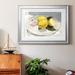 Red Barrel Studio® Lemons On A Plate II Premium Framed Print - Ready To Hang Paper, in Gray/Green/Yellow | 42.5 H x 30.5 W x 1 D in | Wayfair