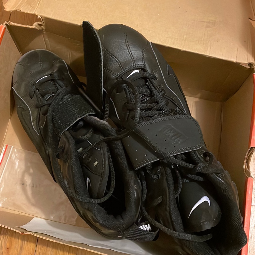 Nike Shoes | Barely Worn Nike Cleats In Great Condition | Color: Black | Size: 10