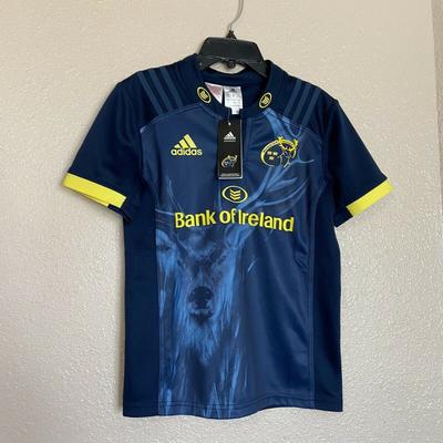 Adidas Shirts & Tops | Adidas Rugby Bank Of Ireland Jersey Youth M 11/12 Nwt | Color: Blue/Yellow | Size: 12b