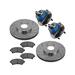 1997-1999 Buick Riviera Front Brake Pad and Rotor and Wheel Hub Kit - DIY Solutions