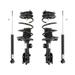 2006-2011 Kia Rio5 Front and Rear Suspension Strut and Shock Absorber Assembly Kit - Unity