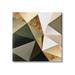 Stupell Industries Modern Geometric Triangle Collage Bold Abstract Shapes by - Graphic Art Canvas | 24 H x 24 W x 1.5 D in | Wayfair