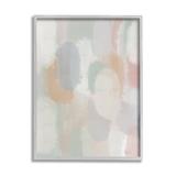 Stupell Industries Tranquil Pastel Abstract Painting Soft Pink Beige Shapes by - Painting Wood in Brown | 14 H x 11 W x 1.5 D in | Wayfair