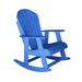 Rosecliff Heights Kleinman Poly Patio Rocking Chair in Blue | 38 H x 29 W x 36 D in | Wayfair F3F3F9DFB4B8435F8CDFB515AE8BAD01