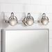 Conduit 24" Wide Brushed Nickel 3-Light Bath Light