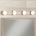 Luna 32" Wide Brushed Brass 4-Light LED Bath Light