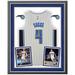 Jalen Suggs Orlando Magic Autographed Deluxe Framed Nike White Association Edition Swingman Jersey with ''2021 #5 Pick'' Inscription