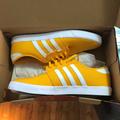 Adidas Shoes | Adidas Seeley Skate Skateboard Shoes Men's Size 12 | Color: White/Yellow | Size: 12