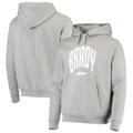 Men's BRADY Heathered Gray Varsity Pullover Hoodie