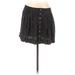 American Eagle Outfitters Casual A-Line Skirt Mini: Black Polka Dots Bottoms - Women's Size Medium