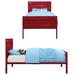 17 Stories Teen Metal Bed Frame Unique Container Style, Full Size Metal in Blue | 44 H x 41 W x 79 D in | Wayfair 16A527D3B66C4D0BA36338068566E51C