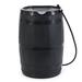 FCMP Outdoor 45 Gallon Outdoor Rain Water Catcher Barrel Container, Black Plastic | 31.5 H x 22 W x 19.5 D in | Wayfair RC45-BLK