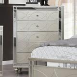 Willa Arlo™ Interiors Araminta 5 Drawer 36" W Chest Wood in Brown/Gray | 52.25 H x 36 W x 18 D in | Wayfair 6F4497B19A984B4A9D5326C7A7C4FCA9