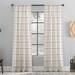 Archaeo Global Stripes Cotton Blend Curtain, Single Panel