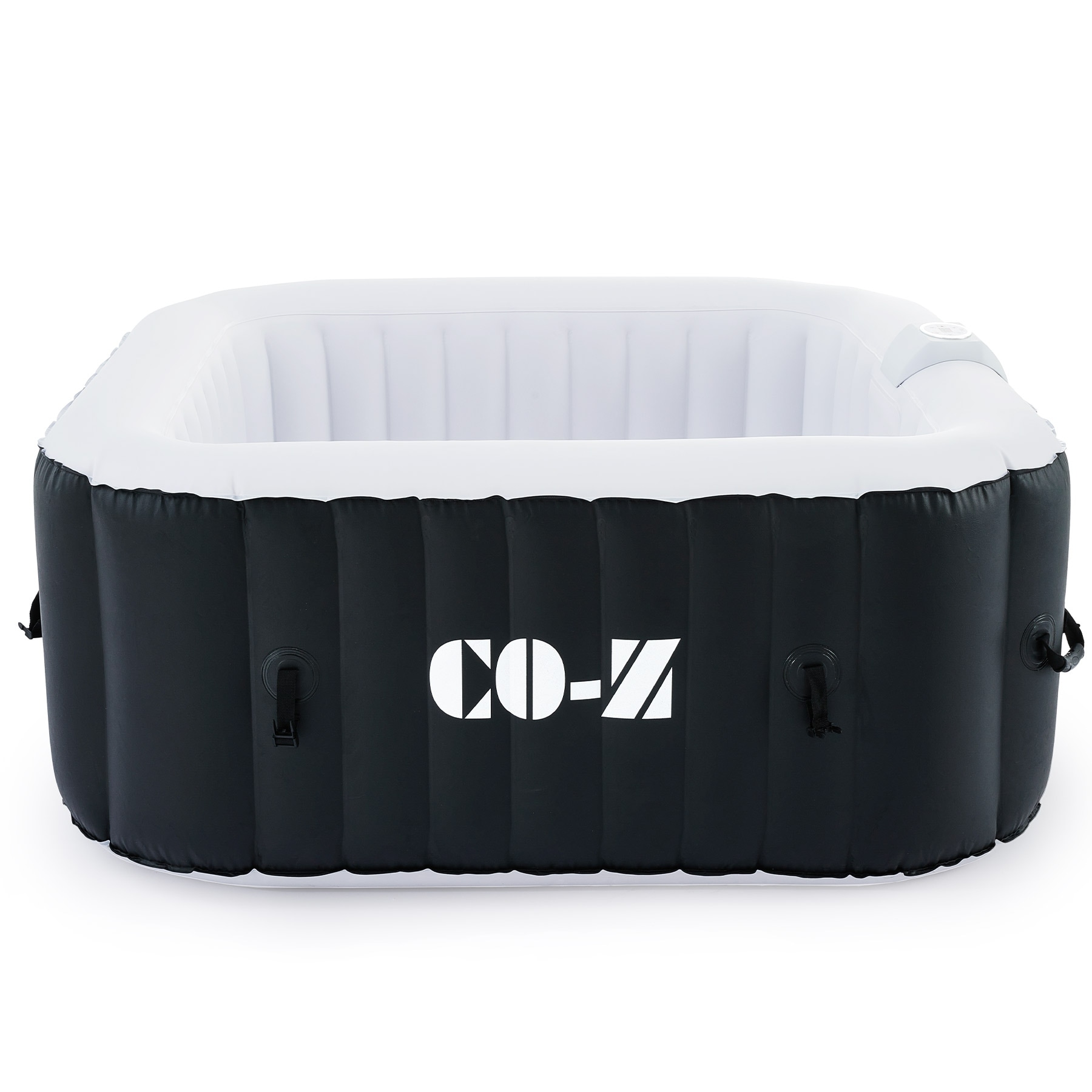CO-Z Square Inflatable Hot Tub, 4 Person Blow Up Portable Hot Tub