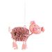 Pom Pom Pig Ornament