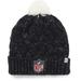 Women's '47 Navy NFL Fiona New York Giants Cuffed Knit Hat with Pom