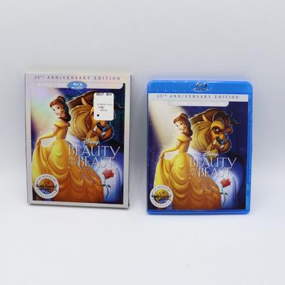 Disney Other | Beauty And The Beast 25th Anniversary Edition Blue-Ray & Dvd | Color: Blue | Size: Os
