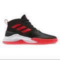 Adidas Shoes | Adidas Own The Game Athletic Shoes Basketball Sneakers Red & Black | Color: Black/Red | Size: 6b