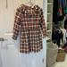 J. Crew Dresses | Girls Plaid Dress. Multi Color-Green,Blue,Red,Yellow,Green & White. | Color: Red/White | Size: Lg