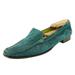 Coach Shoes | Coach Car Driver Loafers 9.5 B Dark Sea-Green Suede Leather Slip-On Italy | Color: Green | Size: 9.5