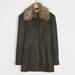 Anthropologie Jackets & Coats | Htf Anthropologie Maeve Kellie Faux Leather Coat | Color: Green/Tan | Size: 12