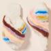 Anthropologie Shoes | Emu Australia Mayberry Rainbow Slippers | Color: Blue/White | Size: 7