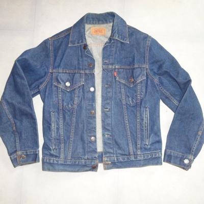 Levi's Jackets & Coats | Harley Davidson Vintage Levis Denim Jacket Harley Davidson Logo | Color: Blue | Size: S