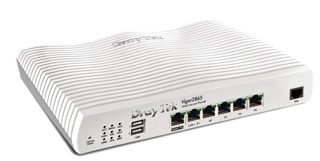 DrayTek Vigor 2865 Supervectoring Modem Security Firewall VPN Router Annex-B Image