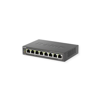 D-Link DGS-1008P 8-Port Gigabit PoE+ Unmanaged Desktop Switch