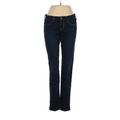 Hollister Jeggings - Low Rise: Blue Bottoms - Women's Size 27 - Dark Wash