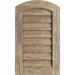 Ekena Millwork Timberthane Arch Top Faux Wood Non-Functional Gable Vent, Primed Tan | 1 H x 30 W in | Wayfair GVURAR30X33DSDPR