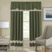 Wade Logan® Lamesa Solid Color Semi-Sheer Rod Pocket Single Curtain Panel Polyester in Orange/Green/Blue | 84 H in | Wayfair