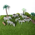 Figurine d'Animaux Sauvages Réalistes Collection Miniature Zèbre d'Auckland Jouets