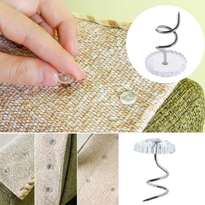 Fixateur de draps de lit antidérapant 20 pièces à ongles torsadés transparents couverture de