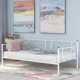 Metal Daybed frame with steel bars, Twin Size