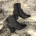 American Eagle Outfitters Shoes | Brand New Glitter Booties Size 5 American Eagle Outfitters | Color: Black/Silver | Size: 5