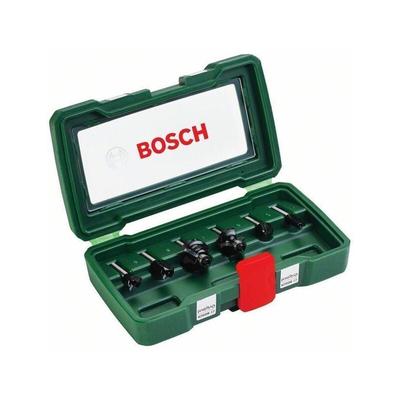 Fräser-Set-HM 6tlg. Durchmesser: 6 mm Schaft - 2607019464 - Bosch