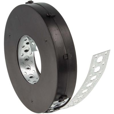 Lochband Montageband 25 mm x 10 m Rolle - Stahl verzinkt - Tecuro Image