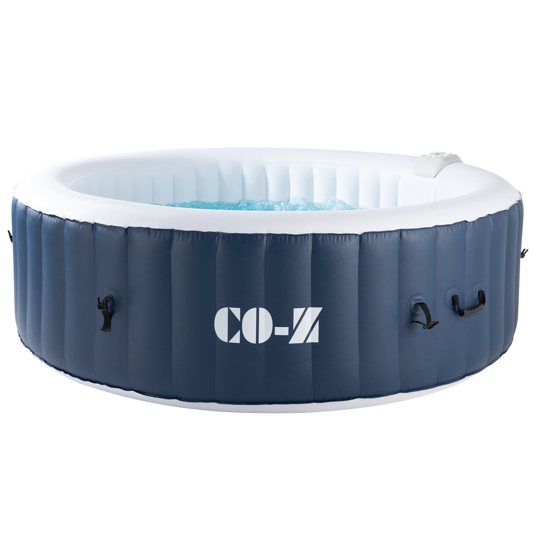 CO-Z Round Inflatable Hot Tub, 4 Person Blow Up Portable Hot Tub