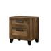 2 Storage Drawers Morales Nightstand