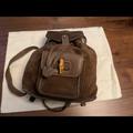 Gucci Bags | Cute Gucci Backpack In Brown Leather And Suede, With Bamboo Accents | Color: Brown | Size: About 10 Inches High, 8 Inches Wide