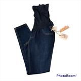 Jessica Simpson Jeans | Jessica Simpson Maternity Denim Skinny Leg Jeans Petite Small Ps Nwt | Color: Black | Size: 0m