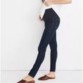 Madewell Jeans | Maternity Over-The-Belly Skinny Jeans In Orland Wash: Tencel Denim Edition | Color: Blue | Size: 24m