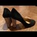 J. Crew Shoes | J. Crew Suede Glitter Heels Size 5 1/2 | Color: Black | Size: 5.5