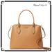 Kate Spade Bags | Kate Spade Darcy Large Refined Grain Leather Satchel Bag, Classic Saddle | Color: Tan | Size: Large