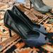 Ralph Lauren Shoes | Dark Navy Leather Ralph Lauren Patent Pumps | Color: Blue | Size: 5